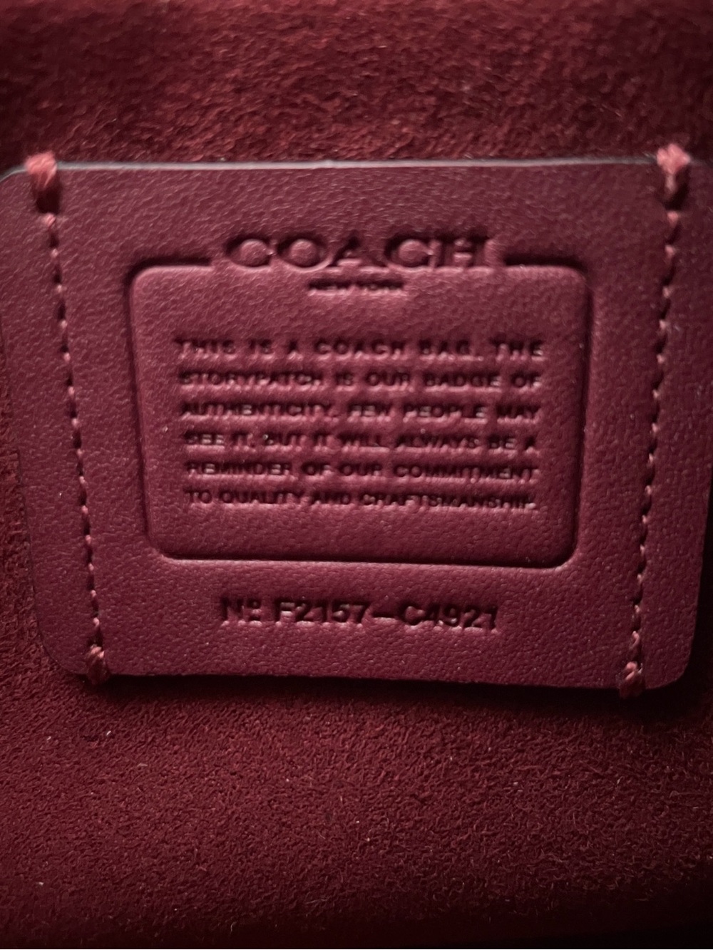 Coach Marlie Top Handle Satchel Denim Multi - Picture 9 of 13